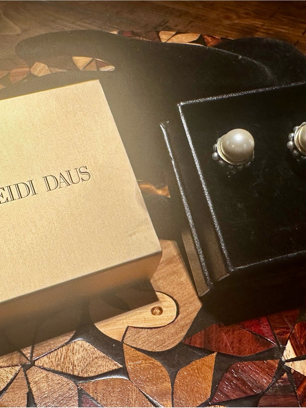 Heidi Daus “Rhapsody in Hues” Cream Pierced Earrings